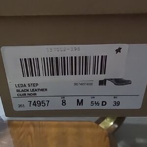 Clarks Black Ankle Boots